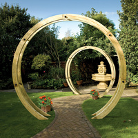 Wooden Disc Arch